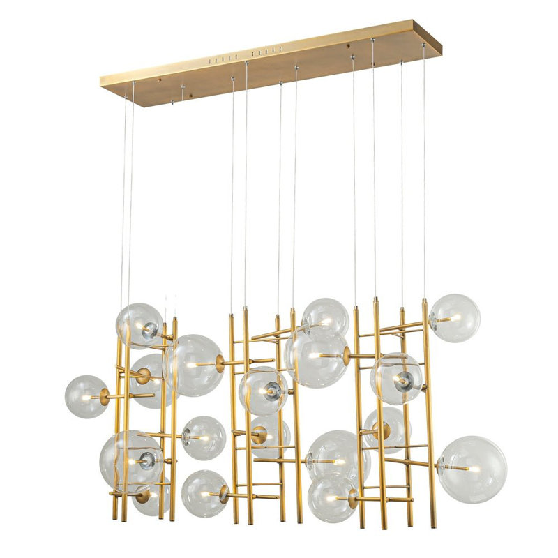 Lucent 58 Inch 18-Globe Sputnik Chandelier