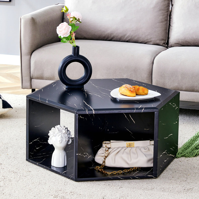 Hexagonal Coffee Table With Storage