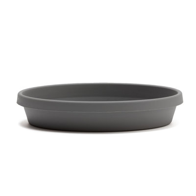 Traditional Plastic Indoor/Outdoor Saucer Tray