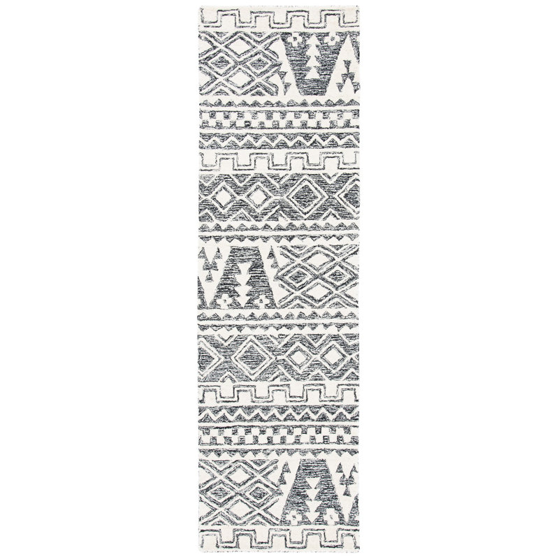 Dean Hand Tufted Wool Southwestern Rug, Runner 2'3" x 8'