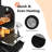 Iron Freestanding Wood-Fired Pizza Oven in Black