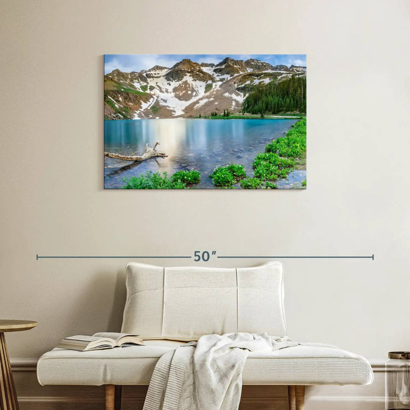 Alvord Blue Lakeside Mountains, H 24 po x l 36 po