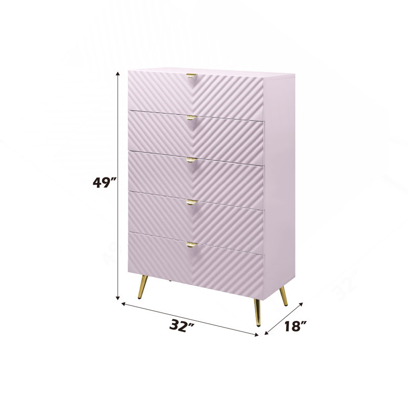 Commode rose Gaines