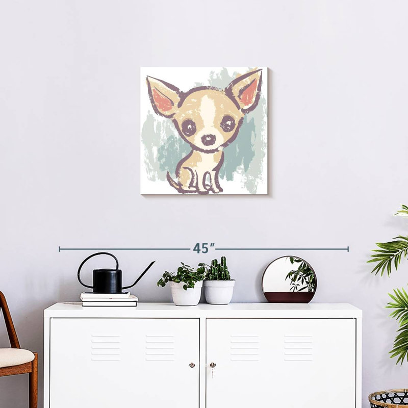 Crowle Sitting Chihuahua, 20" H x 20" W
