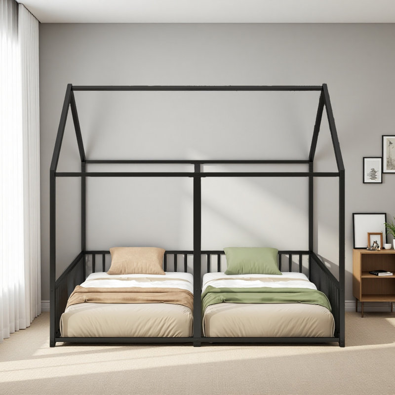 Lits plateforme en métal pour lit simple