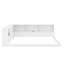 Lit de jour en bois avec tablettes de rangement, cadre de lit en L avec ports USB et lumières DEL-1247087714