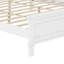 Lit plateforme, profil de ferme, tête de lit et lattes en bois de style Mid-Century moderne à profil bas-133668044-133668046