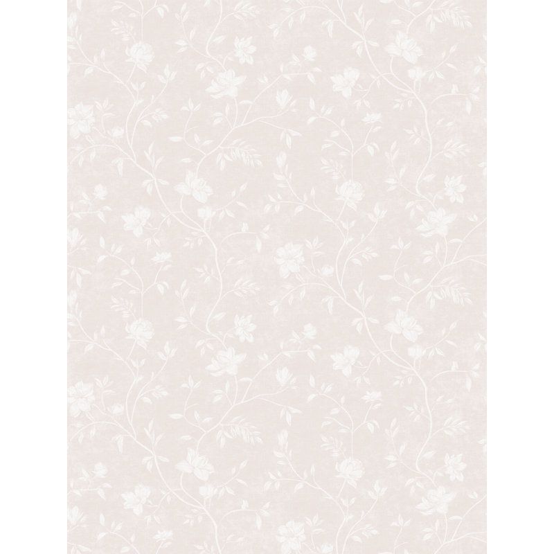 Rouleau de papier peint L 33 pi x l 21 po Spring Vossom Magnolia, Rose