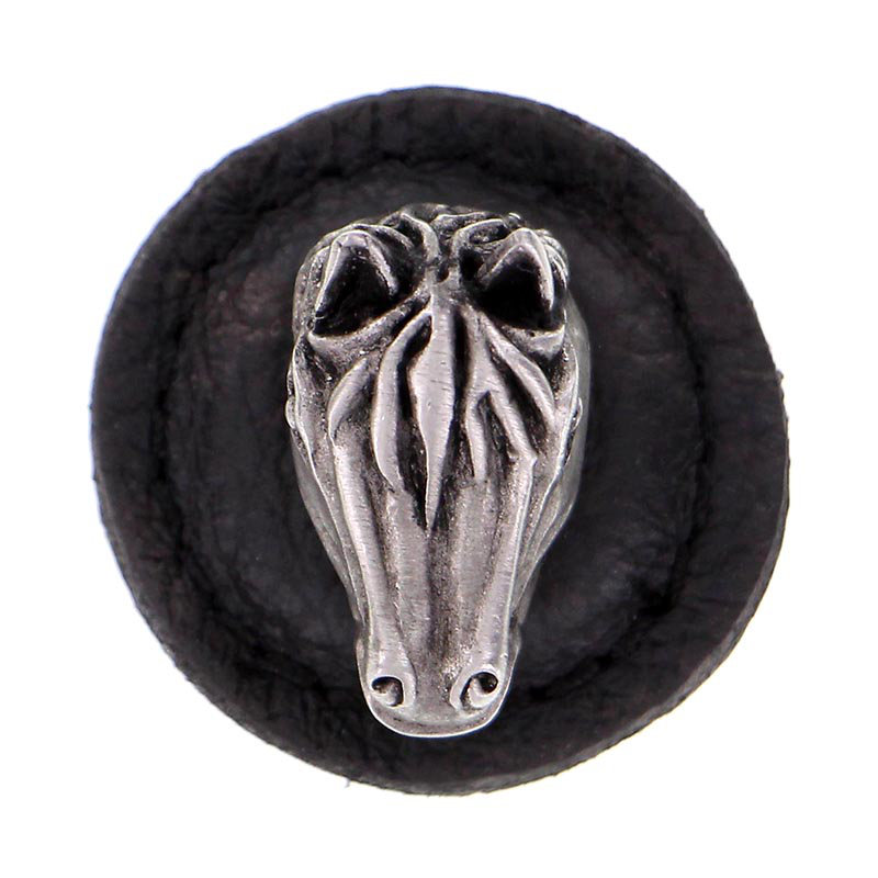 Equestre Mushroom Knob, Black, Oil-Rubbed Bronze
