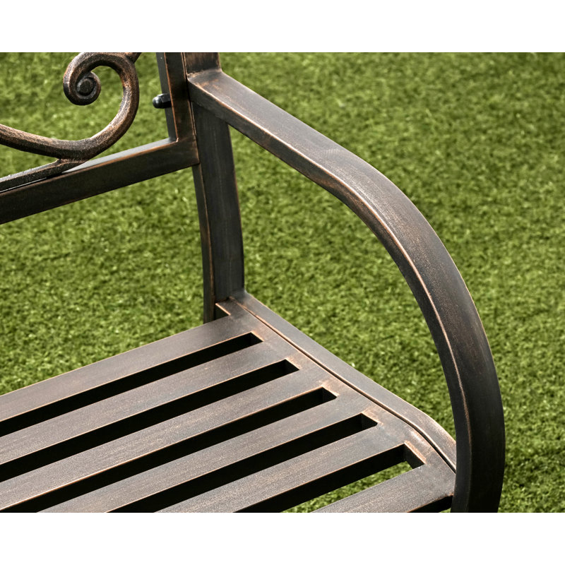 Stainless Steel Outdoor Bench