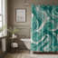 Rideau de douche Green Marble Swirl - Premium-1904983042