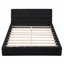 Queen Size Upholstered Platform Bed - No Box Spring Needed, Sturdy Construction-214736496