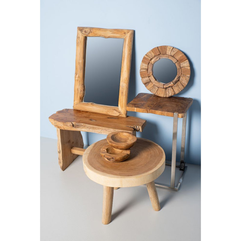 Decklan Solid Wood Bench