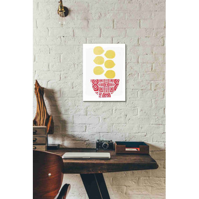 'Bowl of Lemons' by Linda Woods, Canvas Wall Art