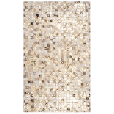 Tapis ivoire touffeté à la main Atchley