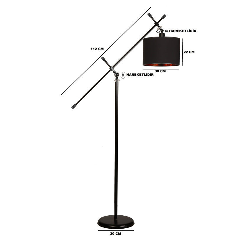 Lampe de lecture sur pied 71 po Norrington