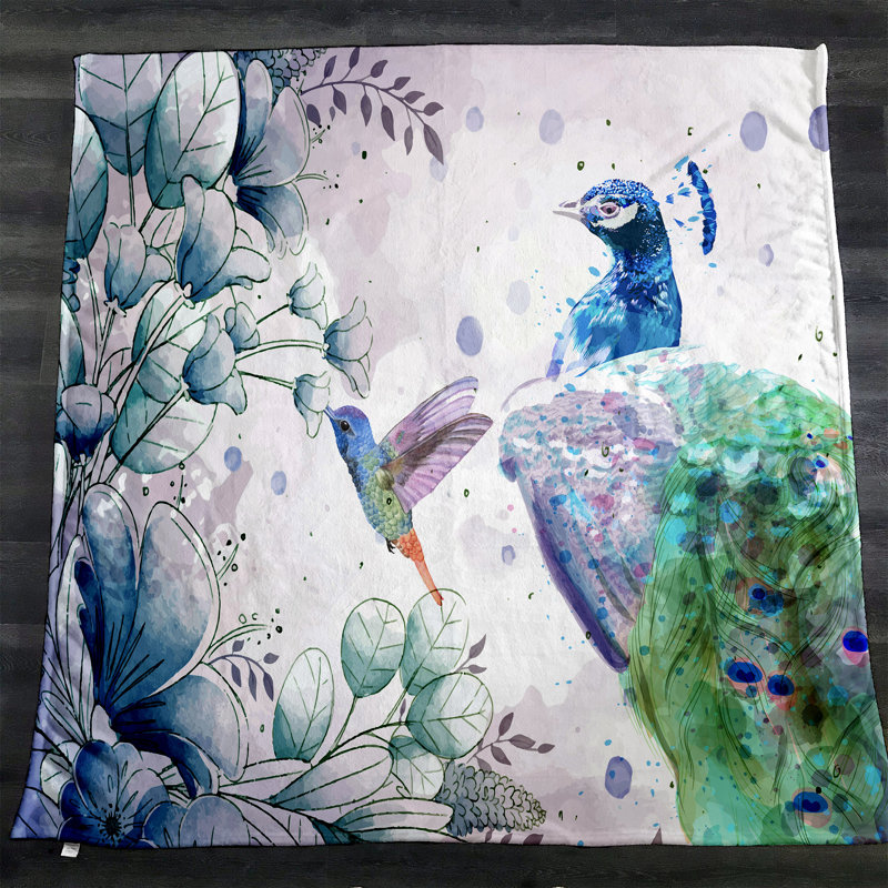 Jeté de paon et de colibri