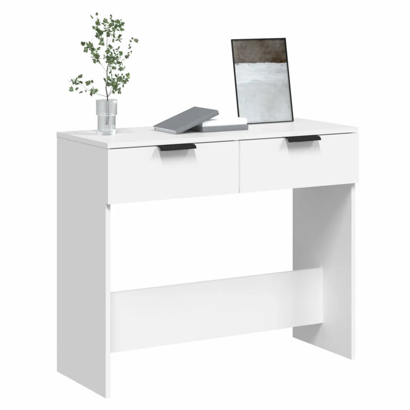 Johnath 90cm Console Table, White