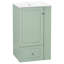 Meuble-lavabo autoportant moderne de 20 pouces avec armoire en panneau de fibres à densité moyenne et lavabo en céramique Selvera-123817876