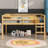 Twin Raised Loft Bed With Ladder-61052257