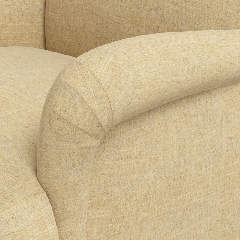 Elodie Armchair, Beige Polyester Blend