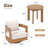Outdoor 3 Piece Seating Group With Cushions-1729839180