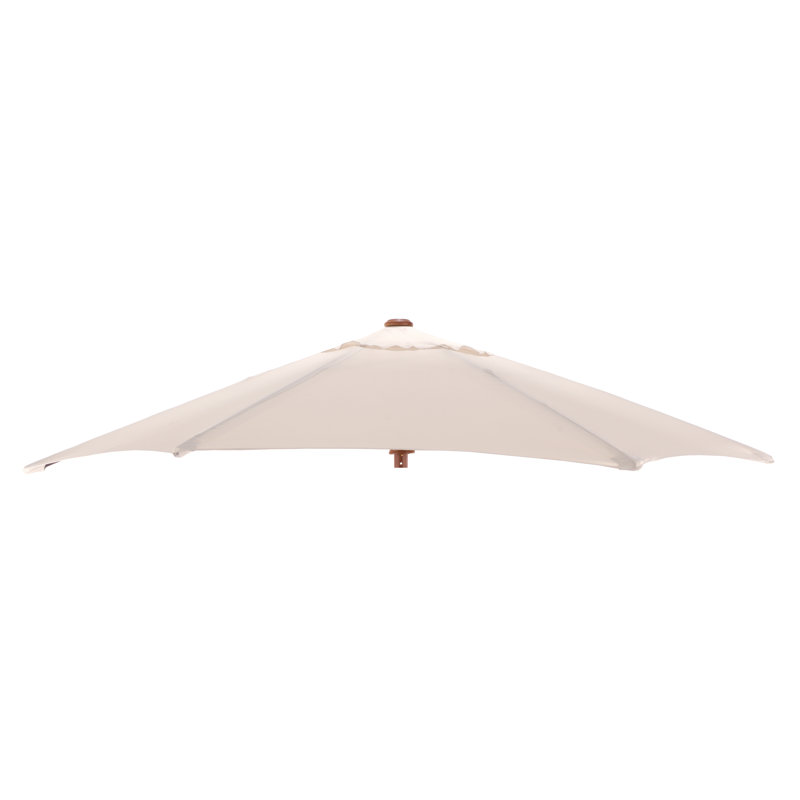 Belle Market Parasol, Natural, 245cm H x 300cm W x 300cm D