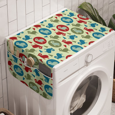 East Urban Home Christmas Washing Machine Organizer Pack of 2 47" x 18.5" Multicolor