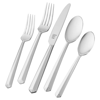 Ensemble de couverts 42 pièces en acier inoxydable 18/10 Zwilling JA Henckels Alluri, service pour 8
