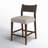 Lorretta Solid Wood Upholstered Low Back Stool-1046233263-1046427488-1014337423