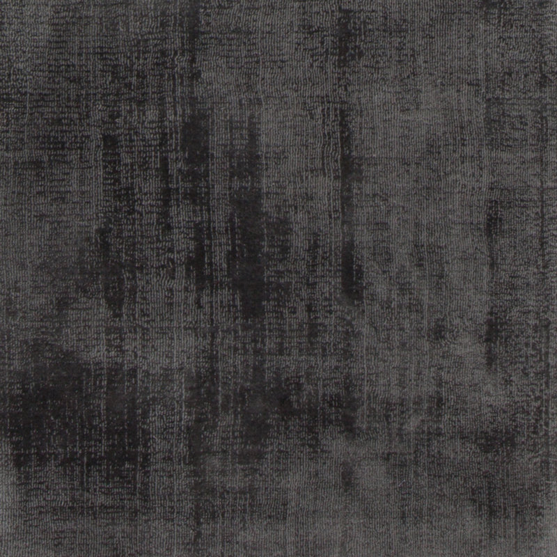Tapis de zone dhurrie charbon fait main Swader, Rectangle 5 pi x 7 pi 6 po