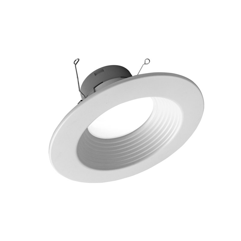 Ensemble d'éclairage DEL 6 "3000K 6" Remodel, Baffle blanc