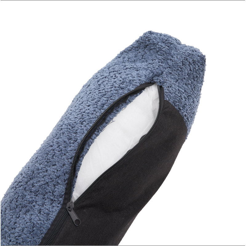 Canapé rembourré 3 places 83,5 po 83,5 po, Tissu bleu