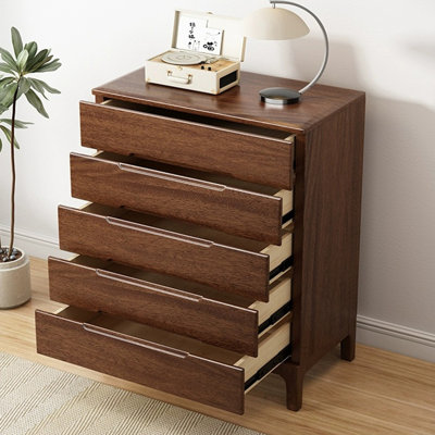 Walnut Solid Wood Accent Cabinet