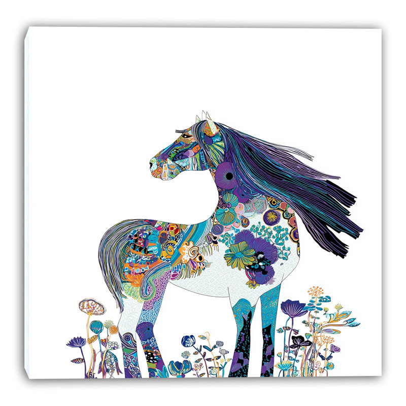 «Garden Silhouette», art mural sur toile tendue, L 40 po x H 40 po x P 1,5 po