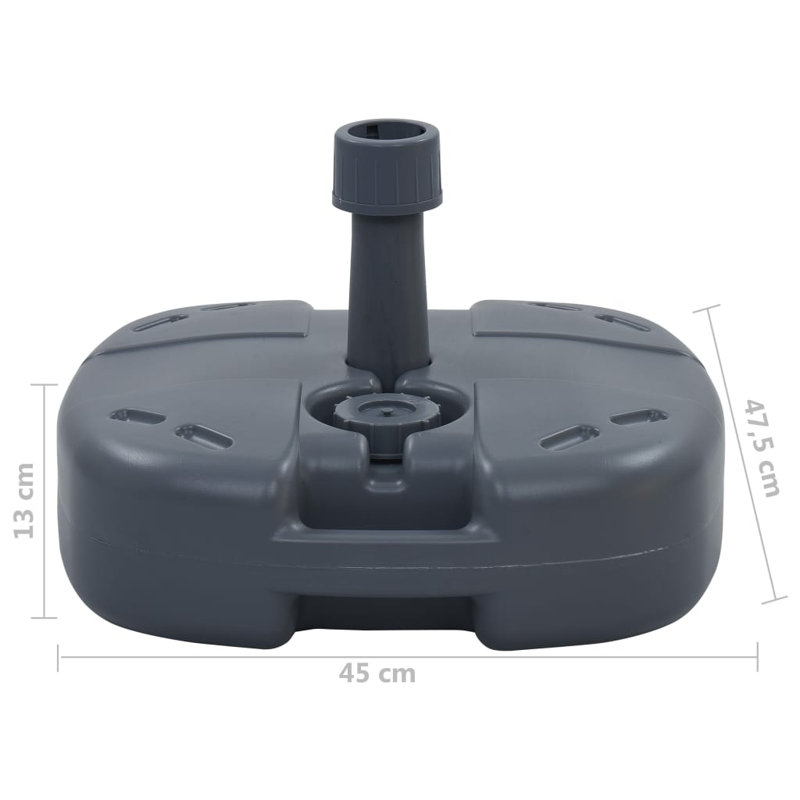Raquel 1.75kg Plastic Free Standing Umbrella Base