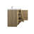 Lefebvre 47'' Single Bathroom Vanity with Solid Surface Top