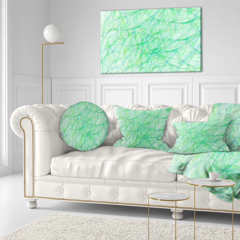 Coussin lombaire en marbre transparent Abstract