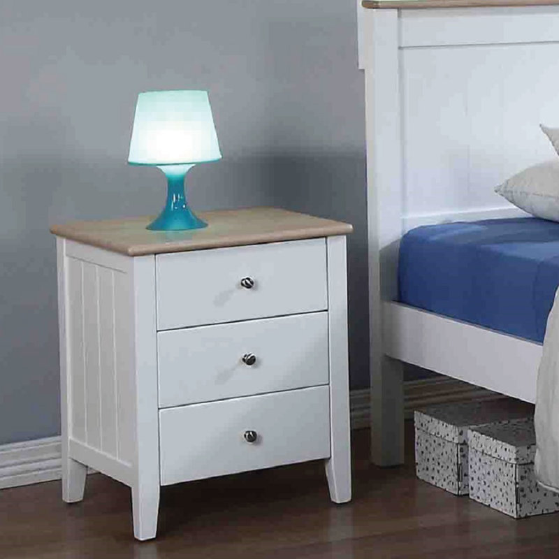 Jonah 3 Drawer Nightstand