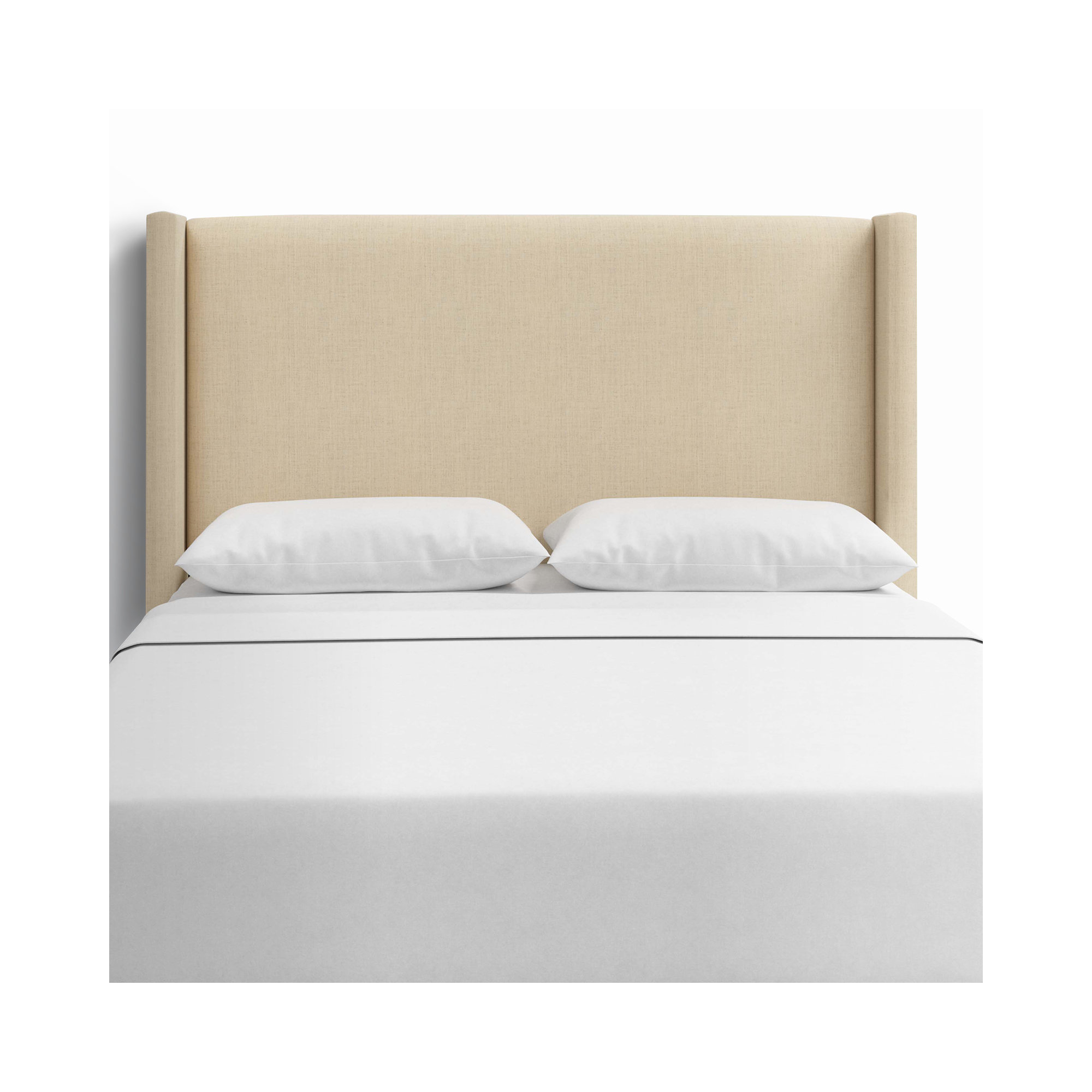 Hanson Upholstered Headboard, California King, Classic Linen Linen