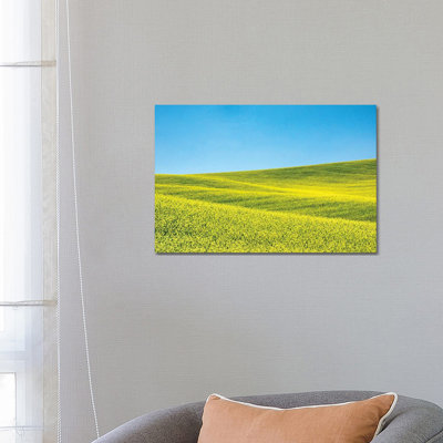 «Canola Field in Spring» par Terry Eggers - photographie sur toile tendue