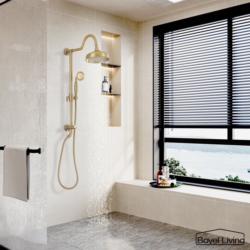 Complete Shower System with Rough in-Valve