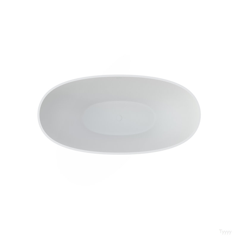 61" Premium Solid Surface Deep Soaking Bathtub
