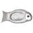 Arthur Court Designs Coastal Porcelain Aluminum Stainless Steel Platter Serving Dish