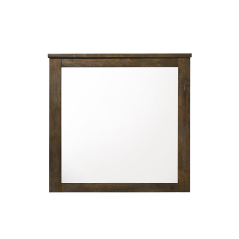 Oak Finish Mirror
