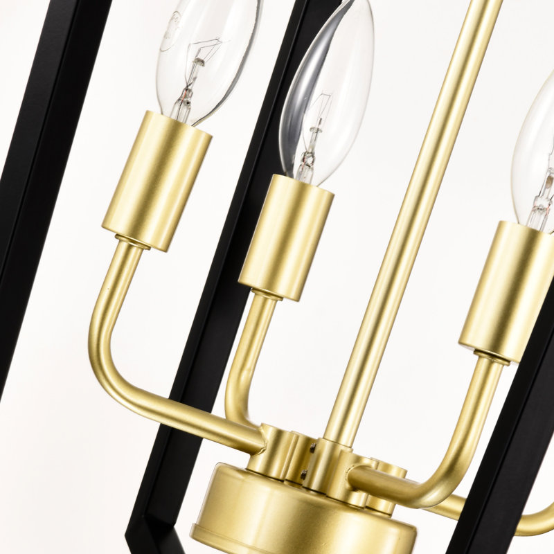 Luminaire suspendu moderne en métal noir 12 po pour îlot de cuisine, salle à manger, éclairage de plafond de bureau et vestibule mat