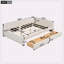 Lit plateforme avec rangement Trajko-587905977