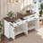 Buffet Cabinet with 4 Doors, 3 Drawers, Adjustable Shelves & Anti-Tip Kit-790900658