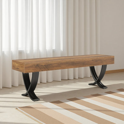 Plant Bench,Stylish End Of Bed Stool,Sturdy Entryway Shoe Bench
