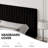 Velvet Upholstered Platform Bed Headboard and footboard with soft-padded vertical channel quilting-759721671-759721675